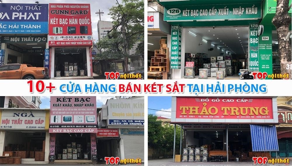 Top 10 cửa hàng bán két sắt, két bạc tại Hải Phòng